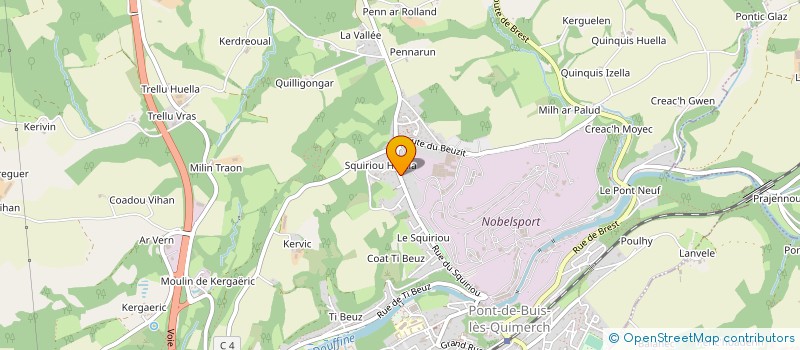 localisation de l'entreprise MONSIEUR FREDERIC GERARD  PONT-DE-BUIS-LES-QUIMERCH