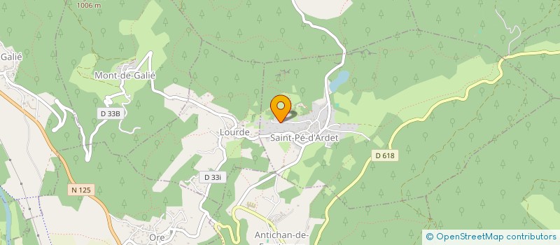 localisation de l'entreprise MONSIEUR FREDERIC GERBAL  SAINT PE D'ARDET