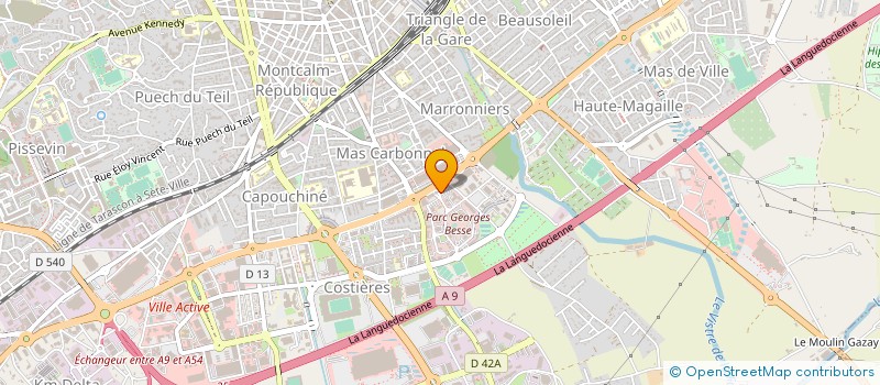 localisation de l'entreprise MONSIEUR FREDERIC GERBET  NIMES