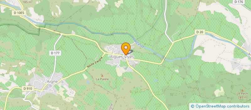 localisation de l'entreprise MONSIEUR FREDERIC GERI  MINERVE