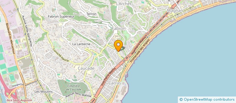 localisation de l'entreprise MONSIEUR FREDERIC GERIN à NICE