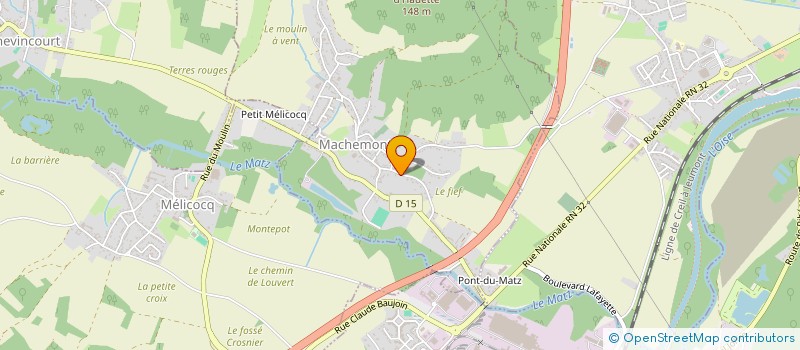 localisation de l'entreprise MONSIEUR FREDERIC GERMAIN à MACHEMONT