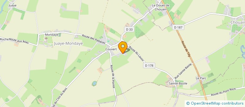 localisation de l'entreprise MONSIEUR FREDERIC GERMAIN  JUAYE-MONDAYE