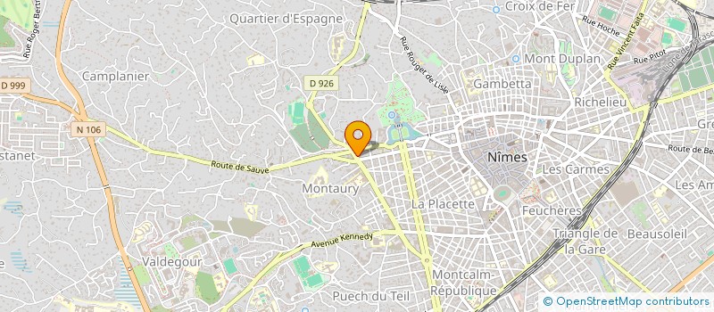 localisation de l'entreprise MONSIEUR FREDERIC GERMAIN  NIMES