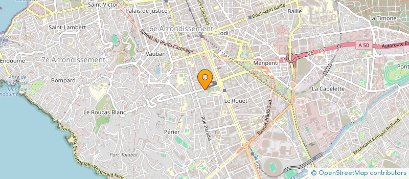 localisation de l'entreprise MONSIEUR FREDERIC GERMAIN à MARSEILLE