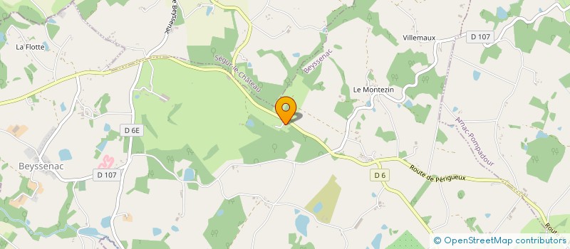 localisation de l'entreprise MONSIEUR FREDERIC GERVAIS  BEYSSENAC