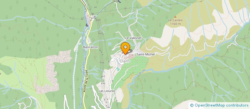 localisation de l'entreprise MONSIEUR FREDERIC GESBERT  CLANS