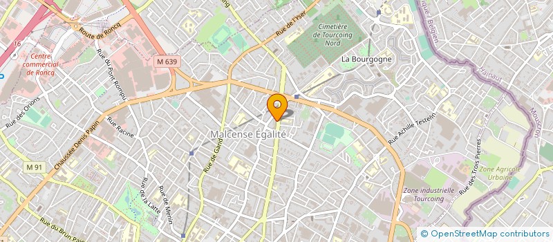 localisation de l'entreprise MONSIEUR FREDERIC GHEVAERT à TOURCOING