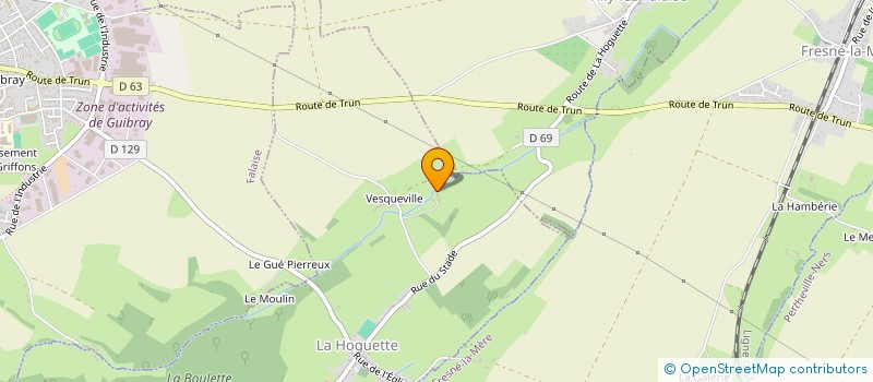 localisation de l'entreprise MONSIEUR FREDERIC GHEZ  LA HOGUETTE