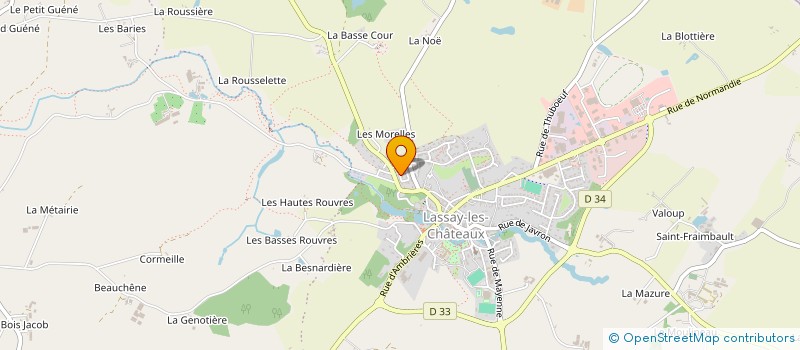 localisation de l'entreprise MONSIEUR FREDERIC GICQUEL à RENNES-EN-GRENOUILLES