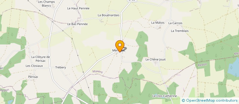 localisation de l'entreprise MONSIEUR FREDERIC GICQUEL à MAXENT