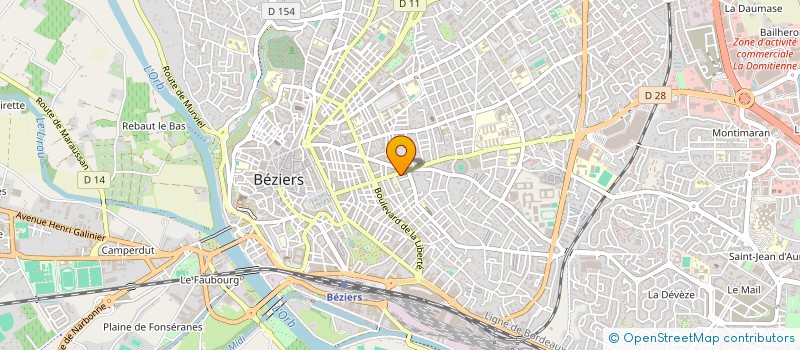 localisation de l'entreprise MONSIEUR FREDERIC GIELY à BEZIERS