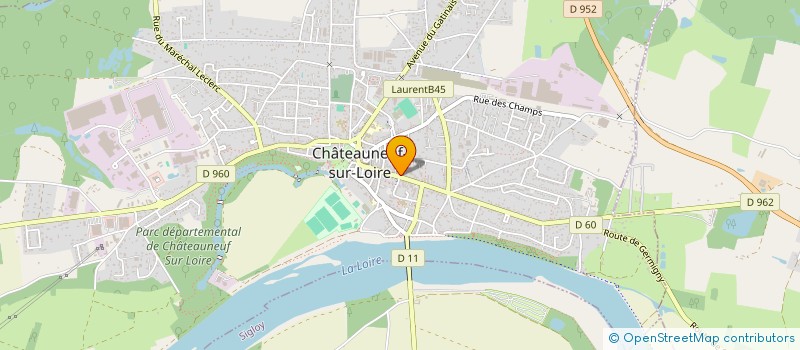 localisation de l'entreprise MONSIEUR FREDERIC GIF à CHATEAUNEUF-SUR-LOIRE