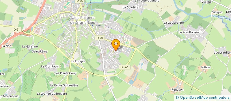 localisation de l'entreprise MONSIEUR FREDERIC GIGONDAN  SAINT-PHILBERT-DE-GRAND-LIEU