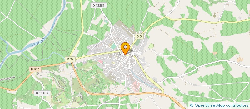 localisation de l'entreprise MONSIEUR FREDERIC GILBERT à MONTAGNAC