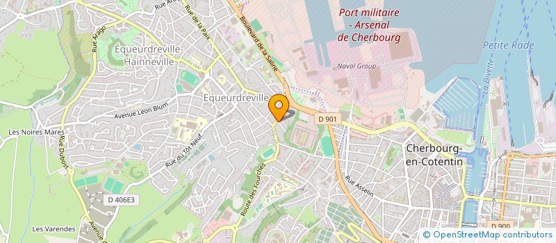 localisation de l'entreprise MONSIEUR FREDERIC GILBERT  CHERBOURG-EN-COTENTIN