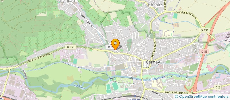 localisation de l'entreprise MONSIEUR FREDERIC GILLET à CERNAY