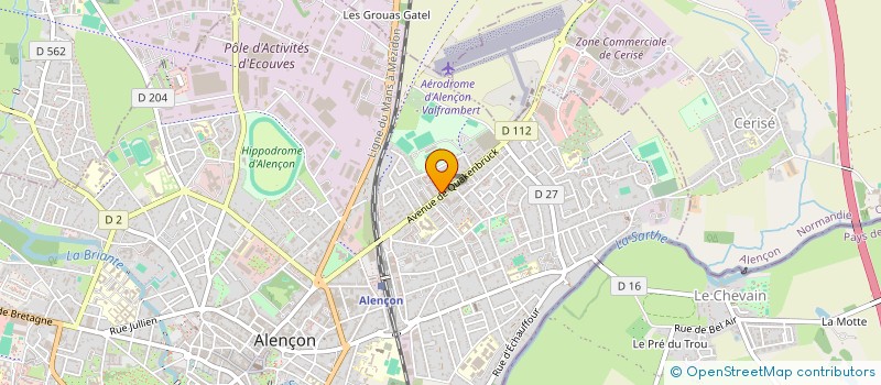 localisation de l'entreprise MONSIEUR FREDERIC GILLET à ALENCON