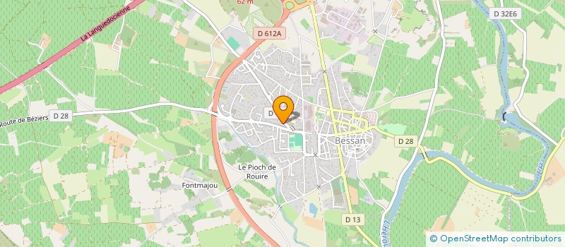 localisation de l'entreprise MONSIEUR FREDERIC GIMENO  BESSAN