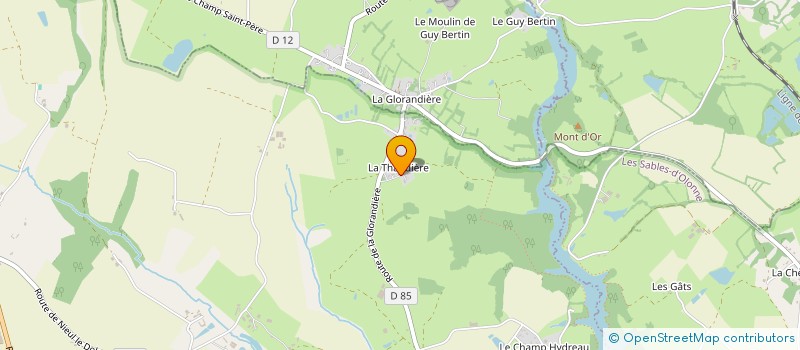 localisation de l'entreprise MONSIEUR FREDERIC GIMON  SAINT-VINCENT-SUR-GRAON