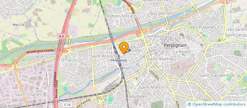 localisation de l'entreprise MONSIEUR FREDERIC GINESTE  PERPIGNAN