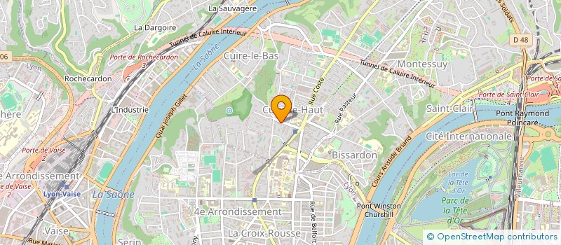 localisation de l'entreprise MONSIEUR FREDERIC GINOUX à CALUIRE-ET-CUIRE