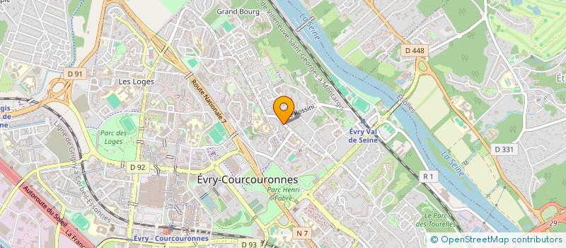 localisation de l'entreprise MONSIEUR FREDERIC GIOVANETTI à EVRY-COURCOURONNES