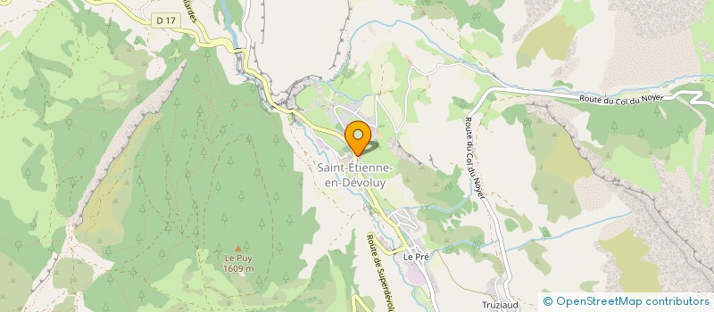 localisation de l'entreprise MONSIEUR FREDERIC GIRARD  DEVOLUY