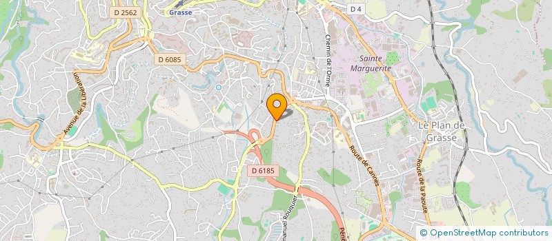 localisation de l'entreprise MONSIEUR FREDERIC GIRARD à GRASSE