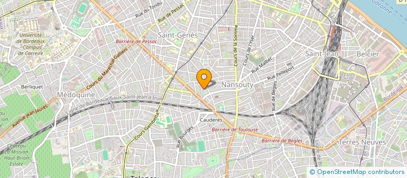 localisation de l'entreprise MONSIEUR FREDERIC GIRARD à BORDEAUX