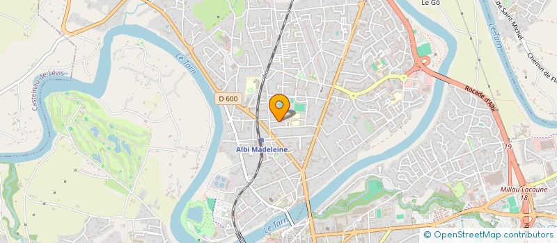 localisation de l'entreprise MONSIEUR FREDERIC GIRARD à ALBI