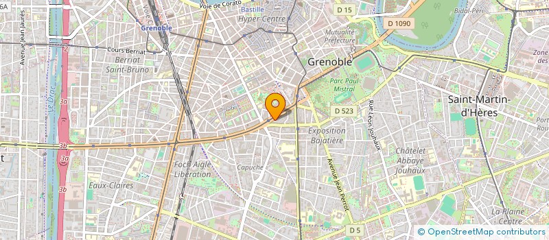 localisation de l'entreprise MONSIEUR FREDERIC GIRAUD à GRENOBLE