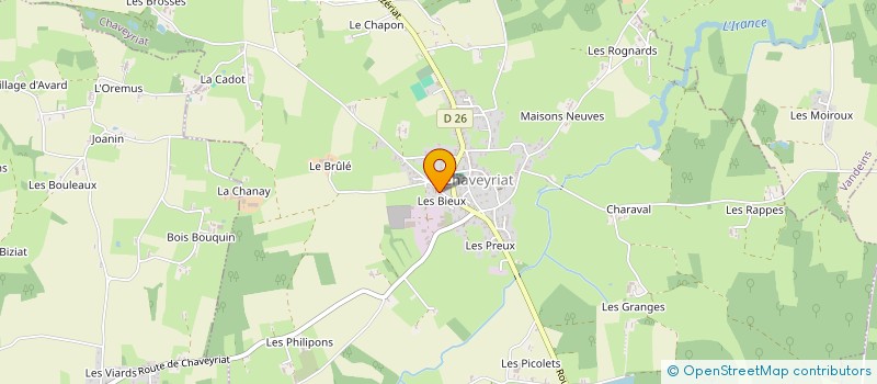 localisation de l'entreprise MONSIEUR FREDERIC GIRAUD  CHAVEYRIAT