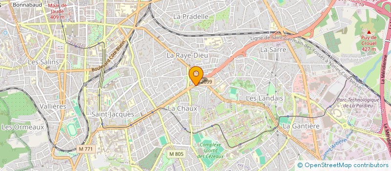 localisation de l'entreprise MONSIEUR FREDERIC GIROIX  CLERMONT-FERRAND