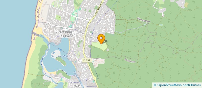 localisation de l'entreprise MONSIEUR FREDERIC GIRON  VIEUX-BOUCAU-LES-BAINS