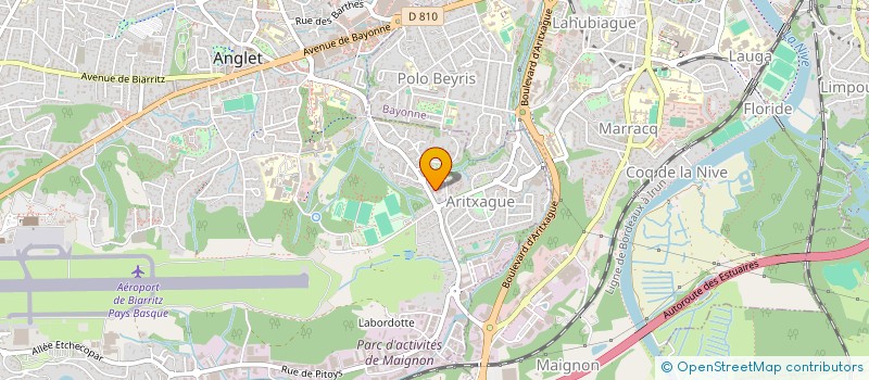 localisation de l'entreprise MONSIEUR FREDERIC GIROUNES  ANGLET