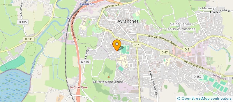 localisation de l'entreprise MONSIEUR FREDERIC GIRRE  AVRANCHES