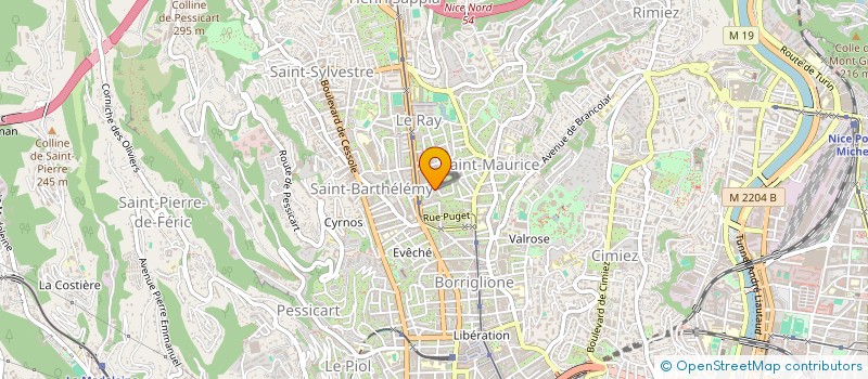 localisation de l'entreprise MONSIEUR FREDERIC GIUDICIANNI à NICE