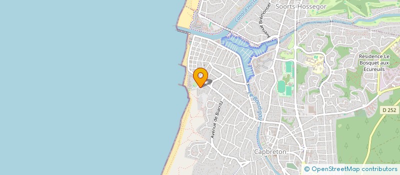 localisation de l'entreprise MONSIEUR FREDERIC GIVERSO  CAPBRETON