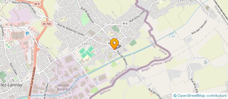 localisation de l'entreprise MONSIEUR FREDERIC GLADIEUX  LEERS