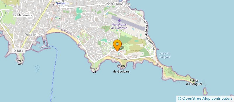 localisation de l'entreprise MONSIEUR FREDERIC GLOAGUEN à QUIBERON