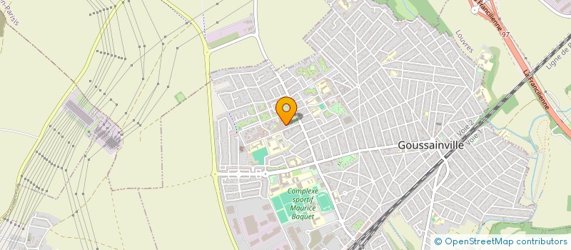 localisation de l'entreprise MONSIEUR FREDERIC GNANAPANDITHAN  GOUSSAINVILLE