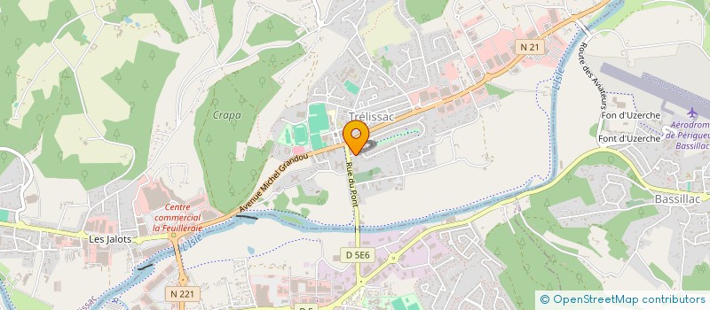 localisation de l'entreprise MONSIEUR FREDERIC GOBIN  TRELISSAC