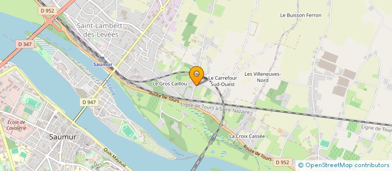 localisation de l'entreprise MONSIEUR FREDERIC GODARD à SAUMUR