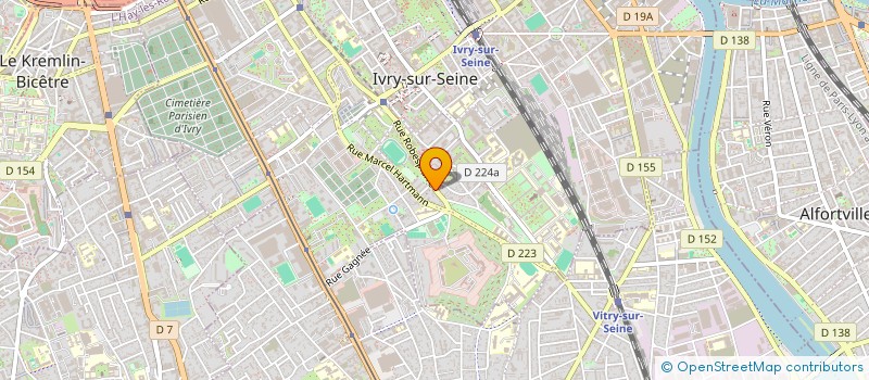 localisation de l'entreprise MONSIEUR FREDERIC GODEAU à IVRY-SUR-SEINE
