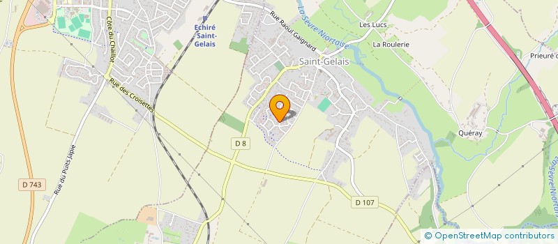 localisation de l'entreprise MONSIEUR FREDERIC GODEFROY  SAINT-GELAIS