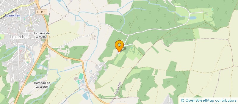 localisation de l'entreprise MONSIEUR FREDERIC GODEUX  LUZARCHES