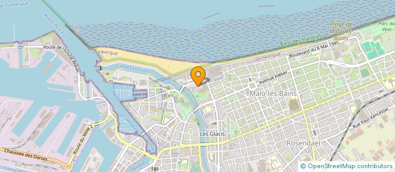 localisation de l'entreprise MONSIEUR FREDERIC GODIER à DUNKERQUE