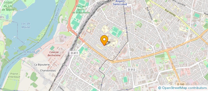 localisation de l'entreprise MONSIEUR FREDERIC GODIVEAU à ANGERS