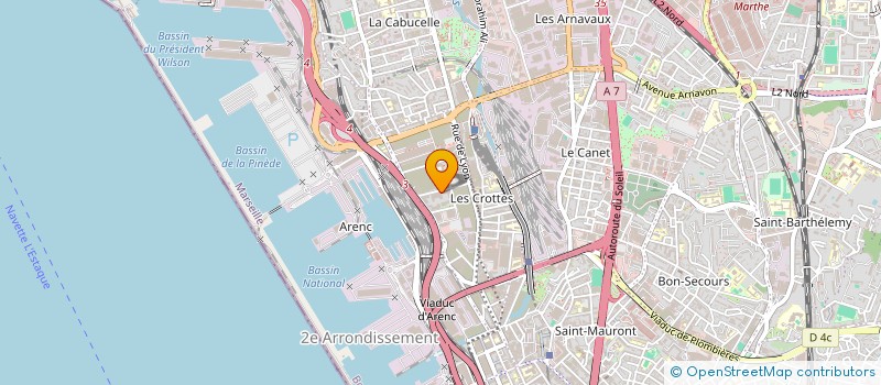 localisation de l'entreprise MONSIEUR FREDERIC GOIBEAULT à MARSEILLE